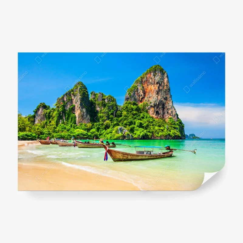 Papier peint paradis côtier en Thaïlande – Wallnifity® Papier peint paradis côtier en Thaïlande – Wallnifity®