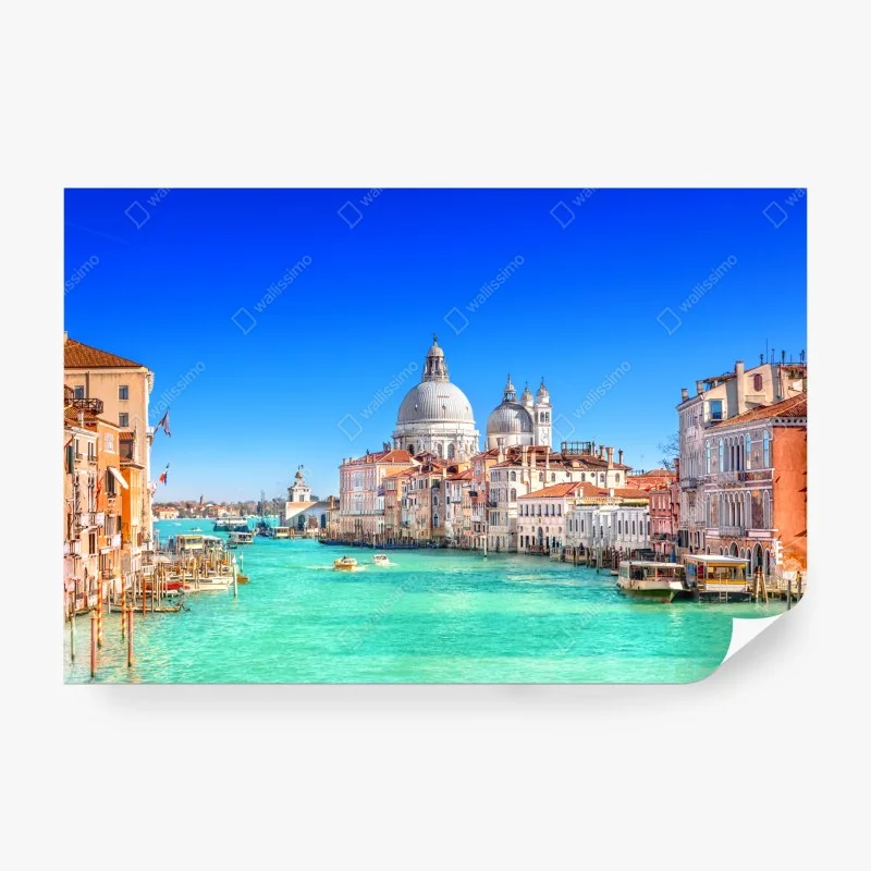 Papier peint vue ensoleillée sur le Grand Canal à Venise – Wallnifity®