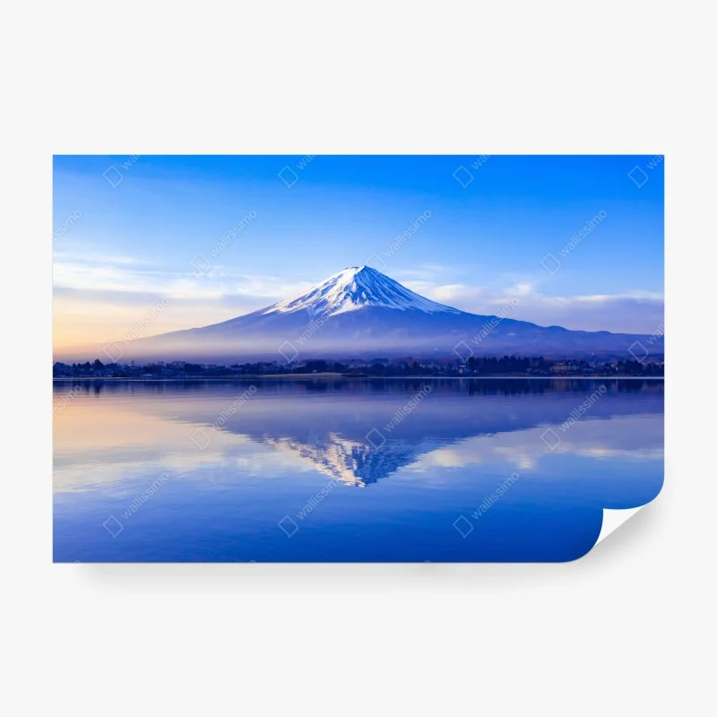Papier peint matinée sereine au Mont Fuji – Wallnifity® Papier peint matinée sereine au Mont Fuji – Wallnifity®