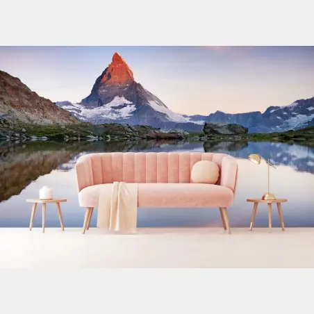 Papier peint lever de soleil sur le Cervin – Wallnifity®