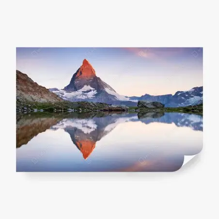 Papier peint lever de soleil sur le Cervin – Wallnifity®