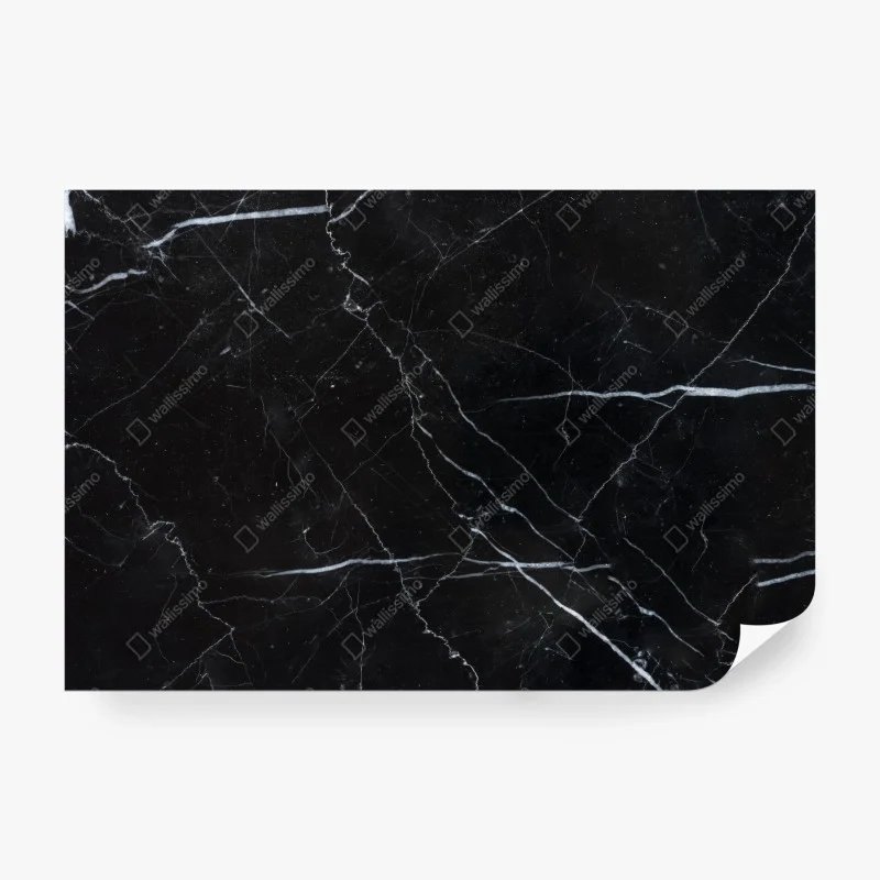 Papier peint marbre marquina noir chic et intemporel – Wallnifity® Papier peint marbre marquina noir chic et intemporel – Wallnifity®