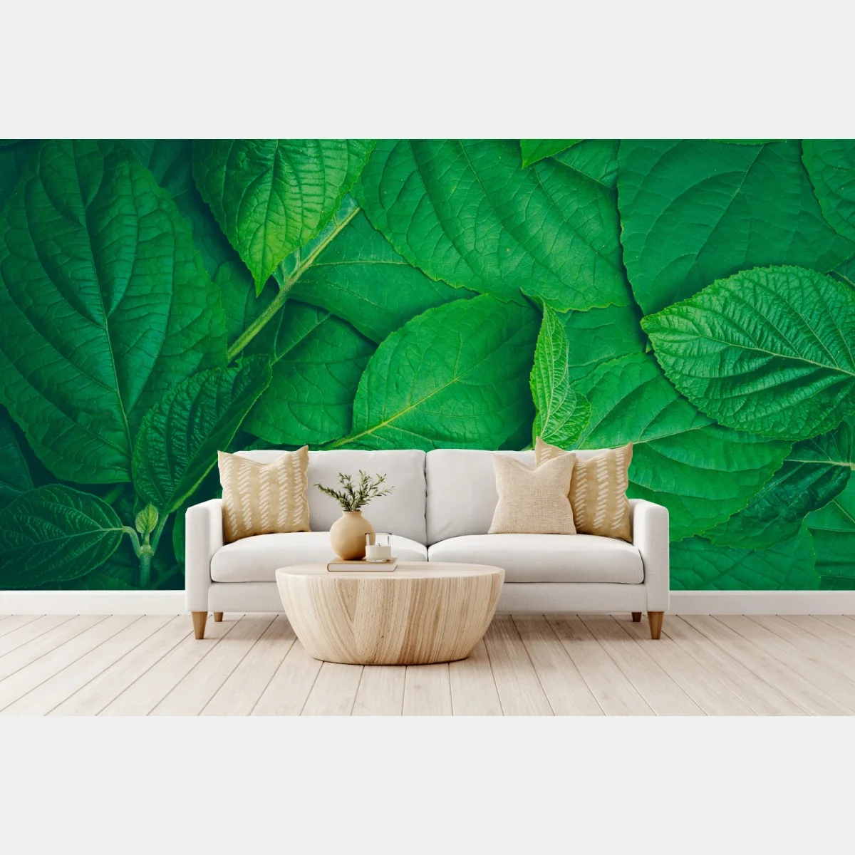 Papier peint feuillage vert luxuriant – Wallnifity® Papier peint feuillage vert luxuriant – Wallnifity®
