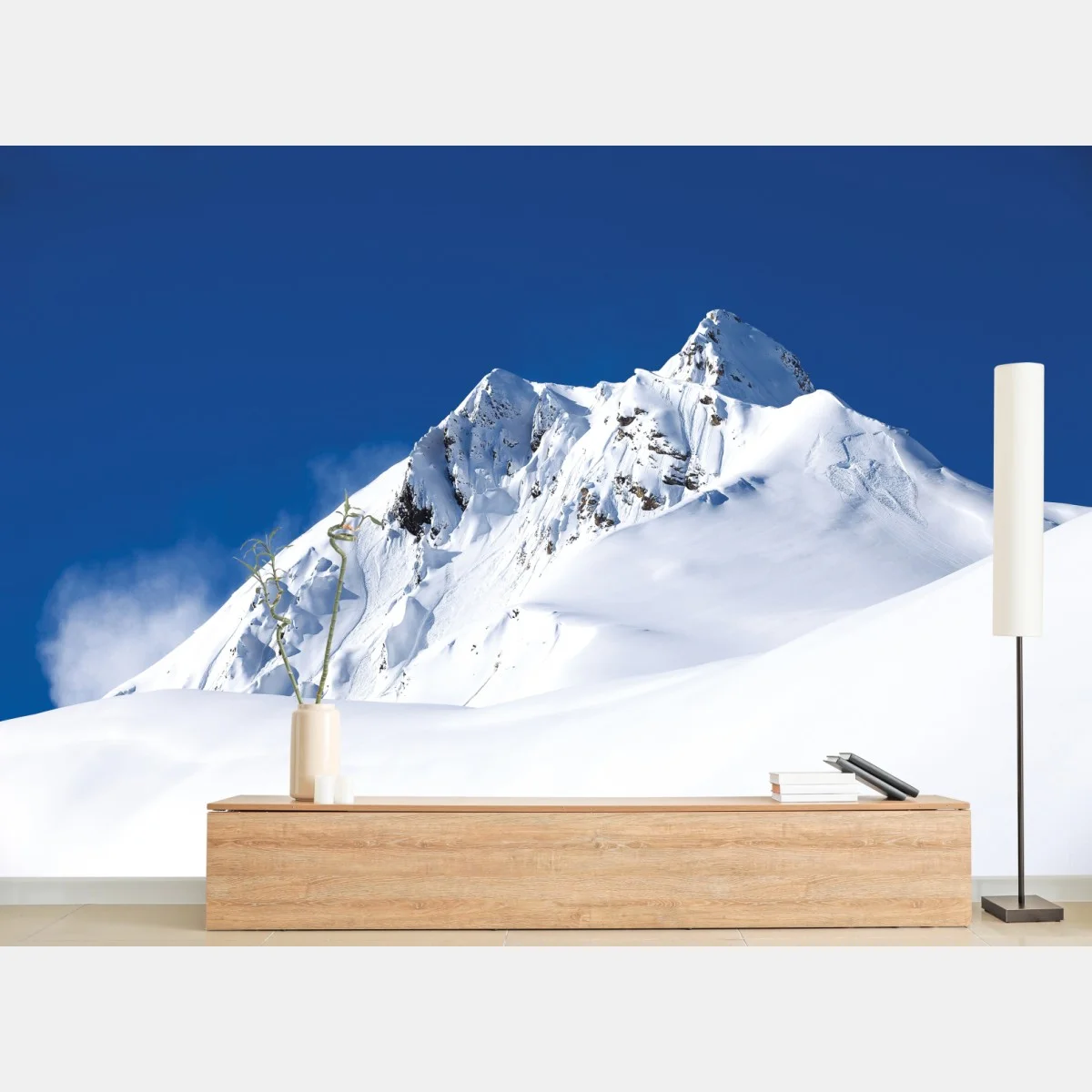 Papier peint cime alpine immaculée – Wallnifity® Papier peint cime alpine immaculée – Wallnifity®