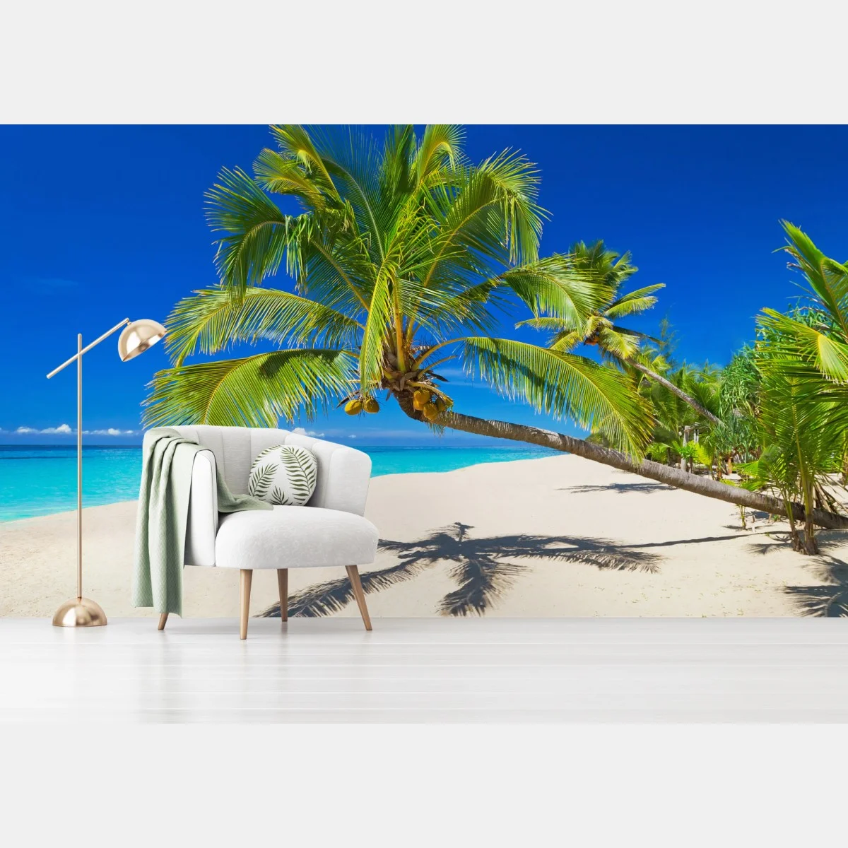 Papier peint plage tropicale sur la mer d'Andaman – Wallnifity® Papier peint plage tropicale sur la mer d'Andaman – Wallnifity®
