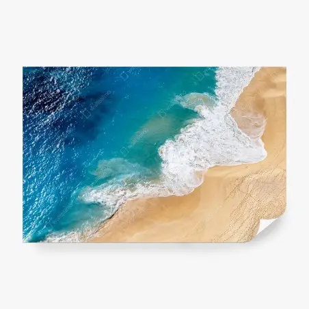 Papier peint plage tropicale vue du ciel – Wallnifity®