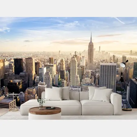 Papier peint ciel de New York au coucher du soleil – Wallnifity®