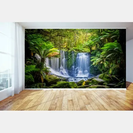 Papier peint cascade envoûtante du Mt Field, Tasmanie – Wallnifity®