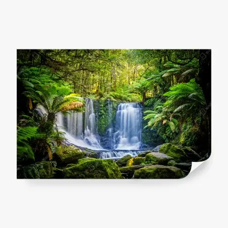 Papier peint cascade envoûtante du Mt Field, Tasmanie – Wallnifity®