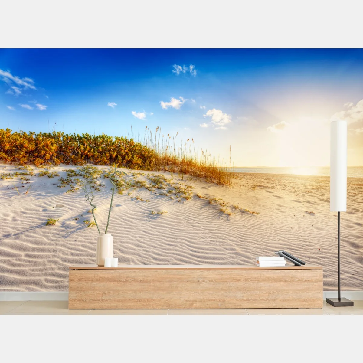 Papier peint coucher de soleil sur les dunes de Grace Bay – Wallnifity® Papier peint coucher de soleil sur les dunes de Grace Bay – Wallnifity®
