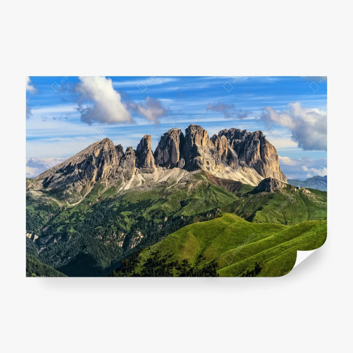 Papier peint panorama sauvage des Dolomites – Wallnifity® Papier peint panorama sauvage des Dolomites – Wallnifity®