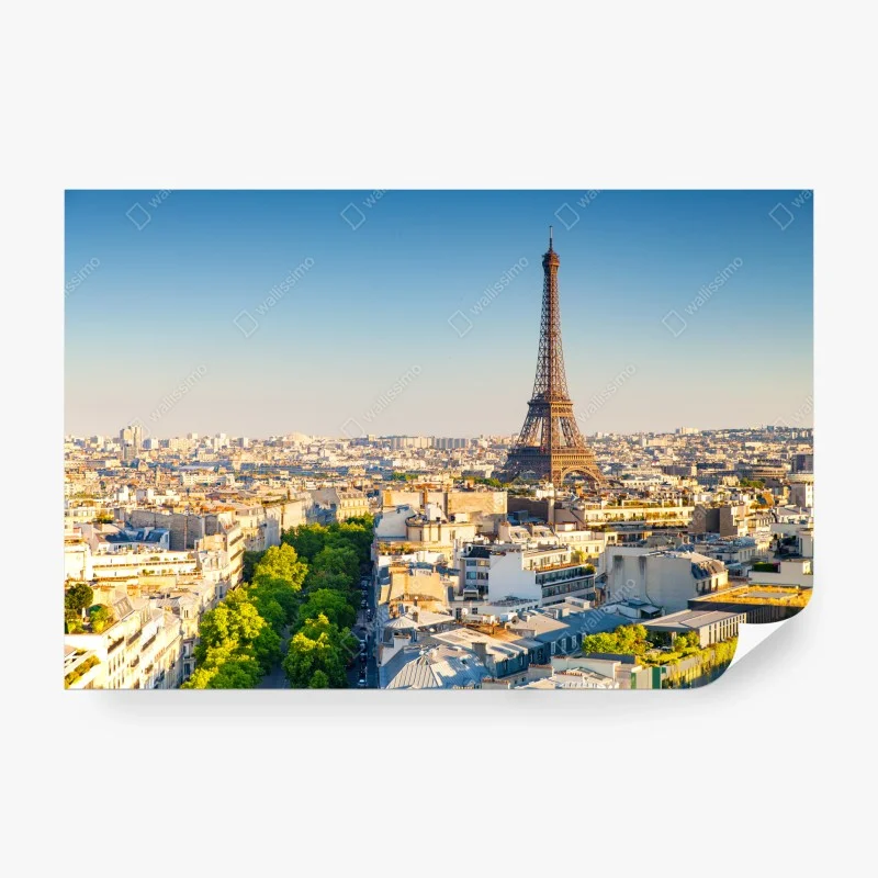 Papier peint vue panoramique de la Tour Eiffel au coucher de soleil à Paris – Wallnifity® Papier peint vue panoramique de la Tour Eiffel au coucher de soleil à Paris – Wallnifity®