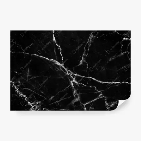 Papier peint élégance marbre noir veiné – Wallnifity®