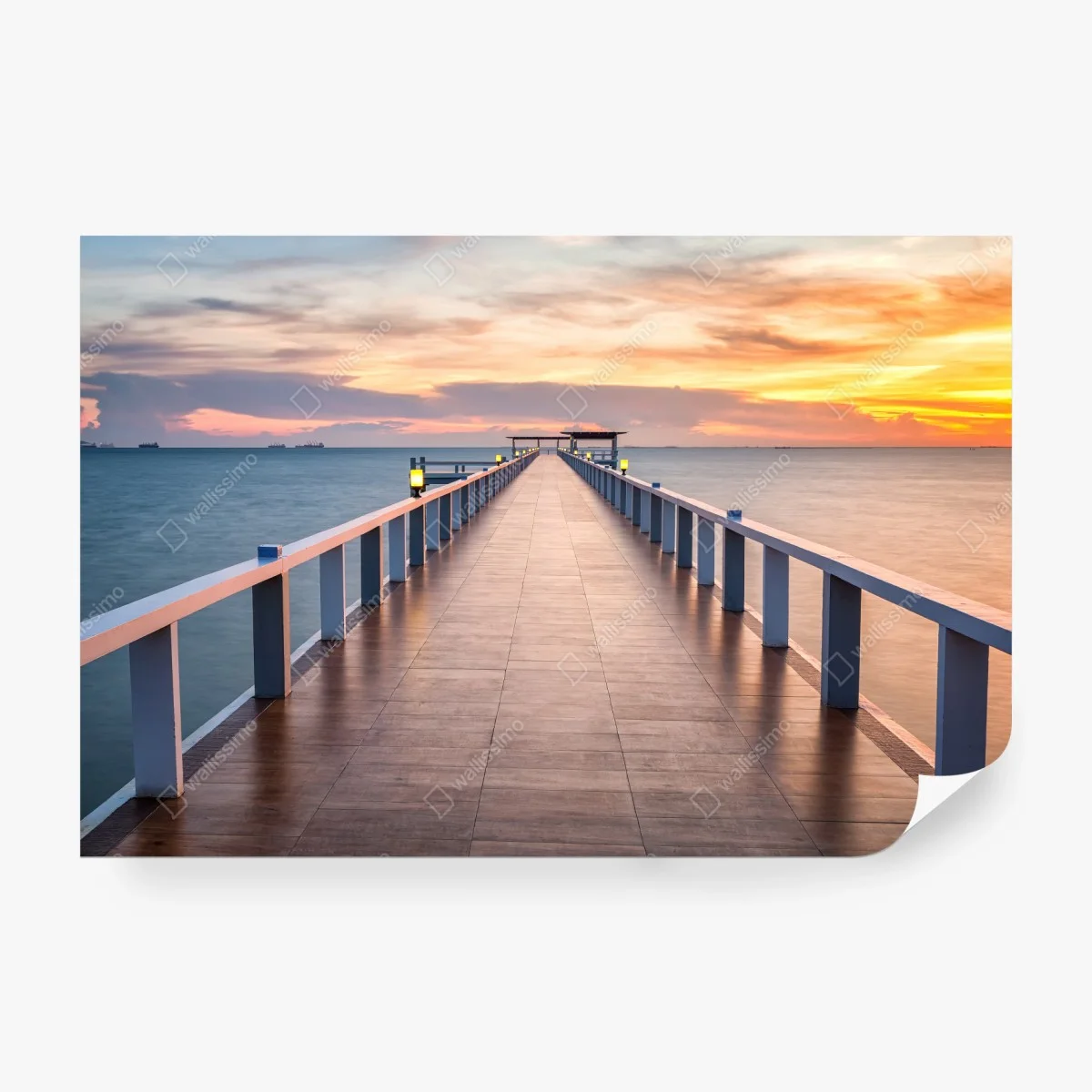 Papier peint jetée au coucher de soleil – Wallnifity® Papier peint jetée au coucher de soleil – Wallnifity®