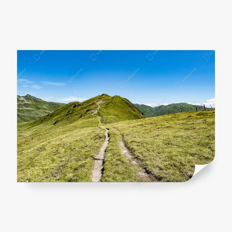 Papier peint sentier sinueux dans les Alpes de Zillertal – Wallnifity® Papier peint sentier sinueux dans les Alpes de Zillertal – Wallnifity®