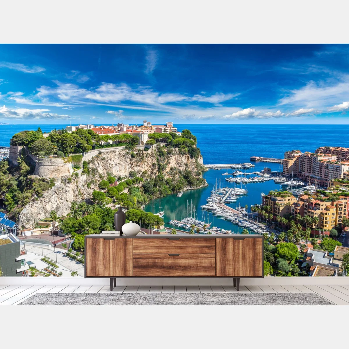 Papier peint vue panoramique du Palais Princier de Monte-Carlo – Wallnifity® Papier peint vue panoramique du Palais Princier de Monte-Carlo – Wallnifity®