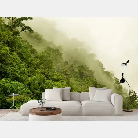Papier peint brume sur la forêt tropicale de Cairns – Wallnifity®