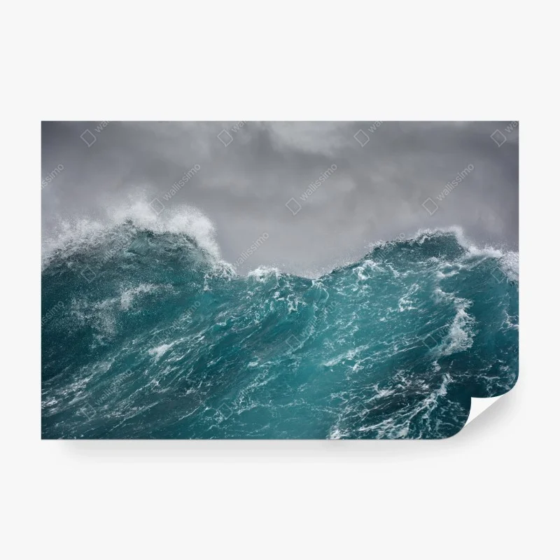 Papier peint vagues tumultueuses sur océan agité – Wallnifity® Papier peint vagues tumultueuses sur océan agité – Wallnifity®