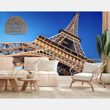 Papier peint perspective dramatique de la Tour Eiffel – Wallnifity®