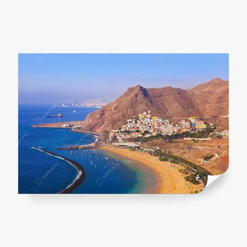 Papier peint côte ensoleillée de Las Teresitas, Tenerife – Wallnifity® Papier peint côte ensoleillée de Las Teresitas, Tenerife – Wallnifity®