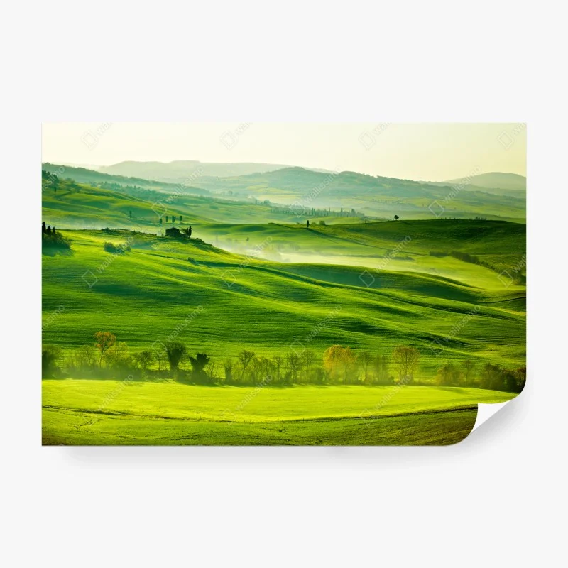 Papier peint douceur des collines de San Quirico d'Orcia, Toscane – Wallnifity® Papier peint douceur des collines de San Quirico d'Orcia, Toscane – Wallnifity®
