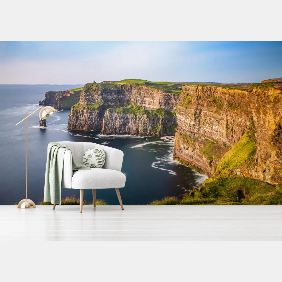 Papier peint paysage côtier des Falaises de Moher – Wallnifity® Papier peint paysage côtier des Falaises de Moher – Wallnifity®