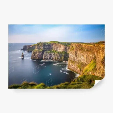 Papier peint paysage côtier des Falaises de Moher – Wallnifity®