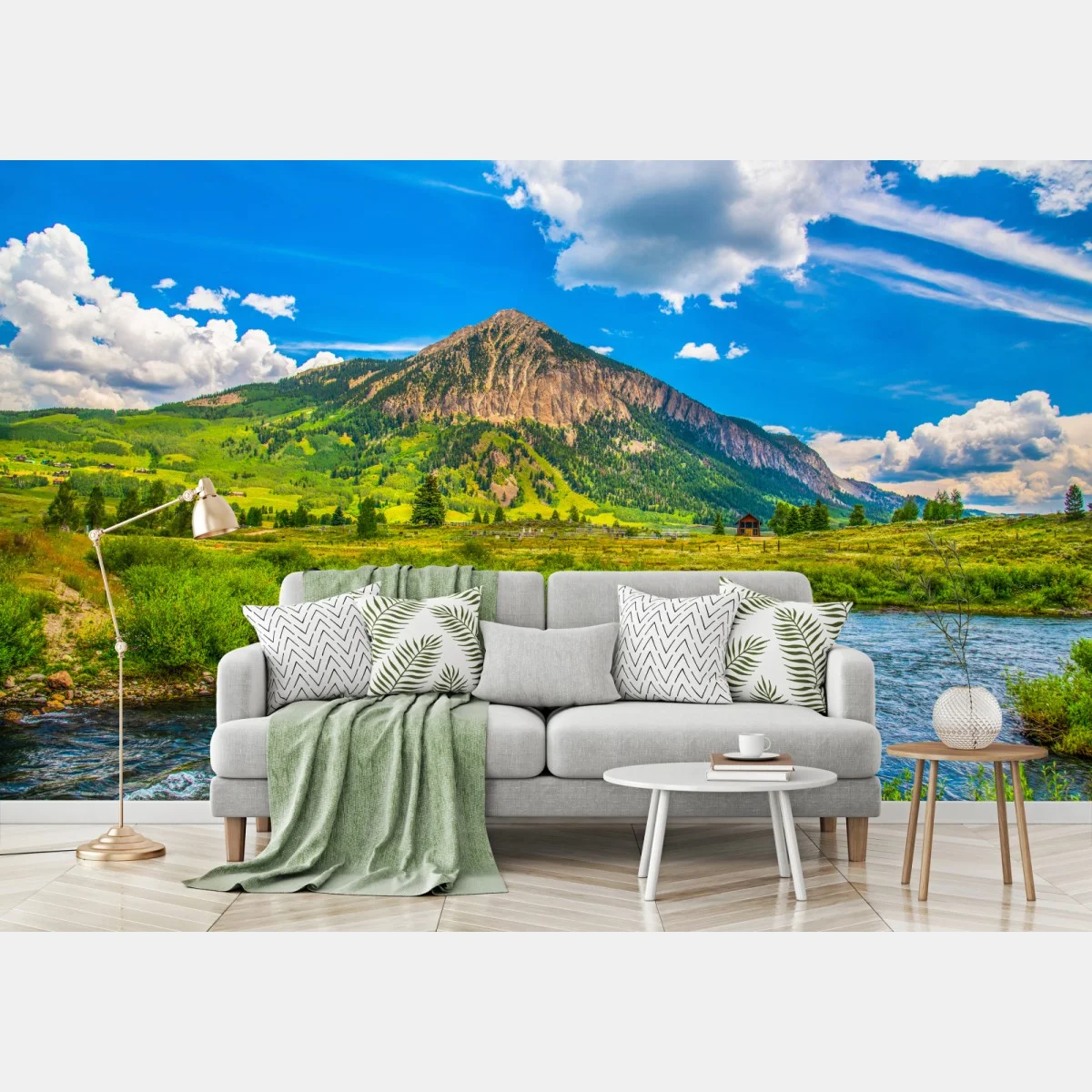 Papier peint sérénité alpine à Crested Butte – Wallnifity® Papier peint sérénité alpine à Crested Butte – Wallnifity®
