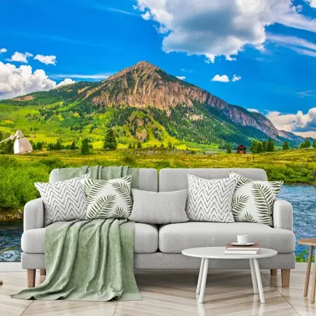 Papier peint sérénité alpine à Crested Butte – Wallnifity®