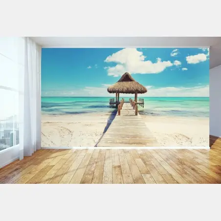 Papier peint évasion tropicale à Punta Cana – Wallnifity®