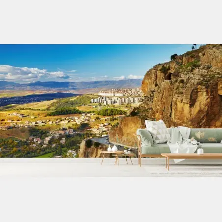 Papier peint panorama de Constantine et ses falaises – Wallnifity®