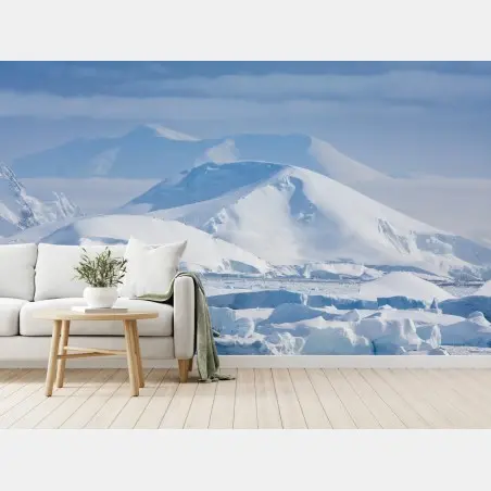 Papier peint paysage polaire immaculé en Antarctique – Wallnifity®