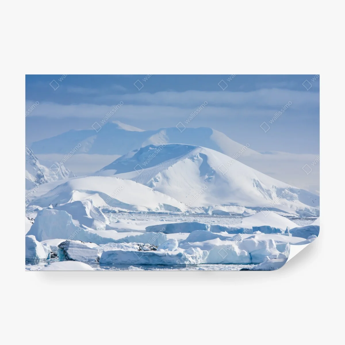 Papier peint paysage polaire immaculé en Antarctique – Wallnifity® Papier peint paysage polaire immaculé en Antarctique – Wallnifity®