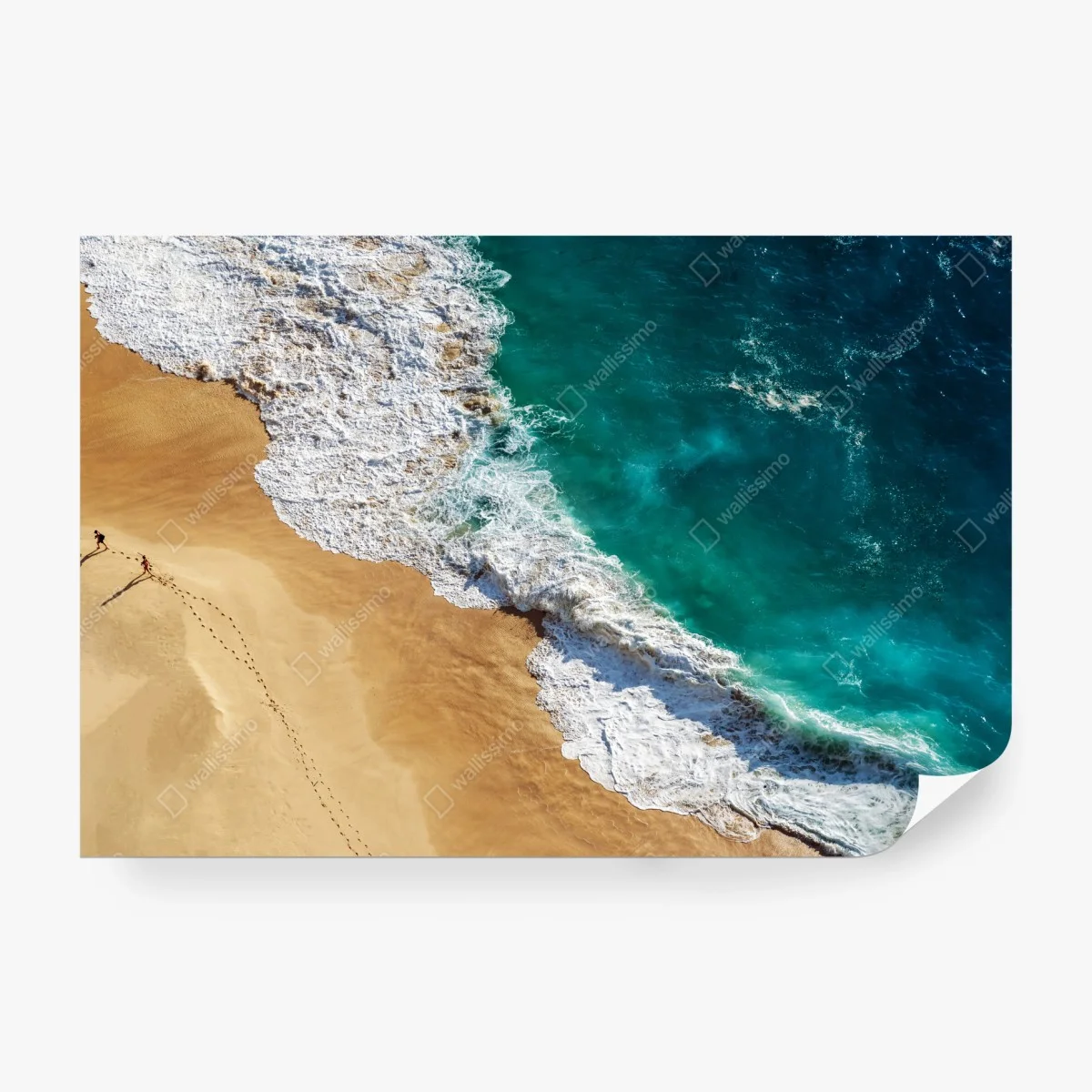 Papier peint plage tropicale vue aérienne à Bali – Wallnifity®