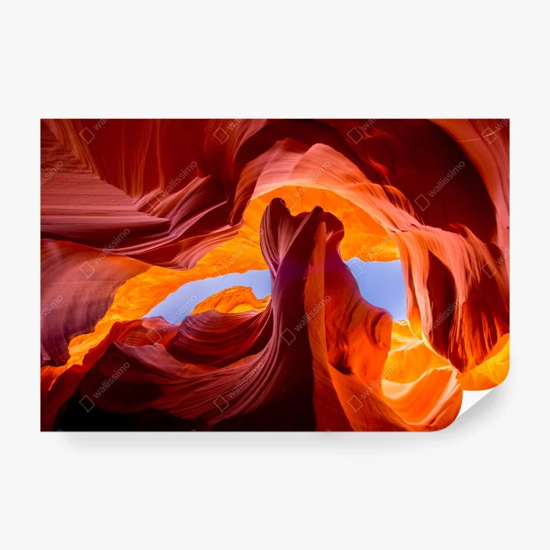 Papier peint portrait abstrait d'Antelope Canyon aux couleurs flamboyantes – Wallnifity® Papier peint portrait abstrait d'Antelope Canyon aux couleurs flamboyantes – Wallnifity®