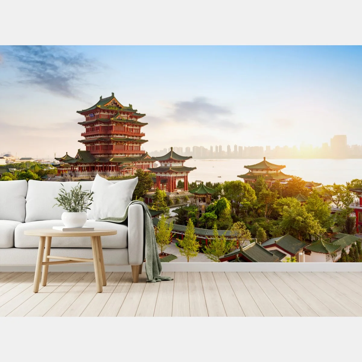 Papier peint paysage historique du pavillon de Tengwang – Wallnifity® Papier peint paysage historique du pavillon de Tengwang – Wallnifity®