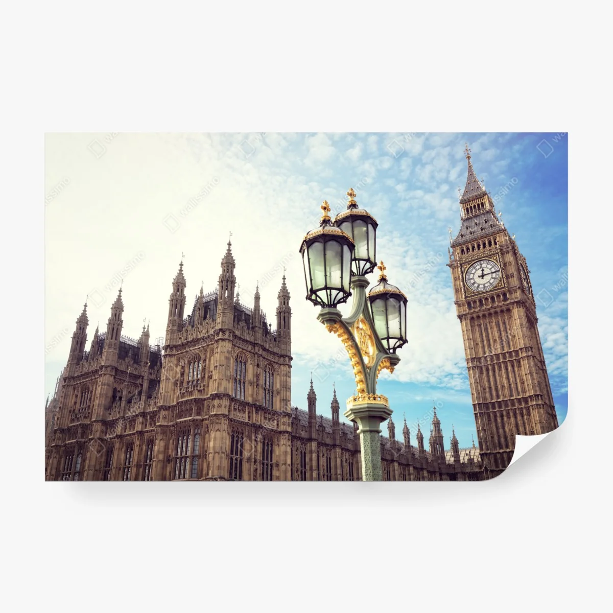 Papier peint vue emblématique de Big Ben et du Parlement de Londres – Wallnifity® Papier peint vue emblématique de Big Ben et du Parlement de Londres – Wallnifity®