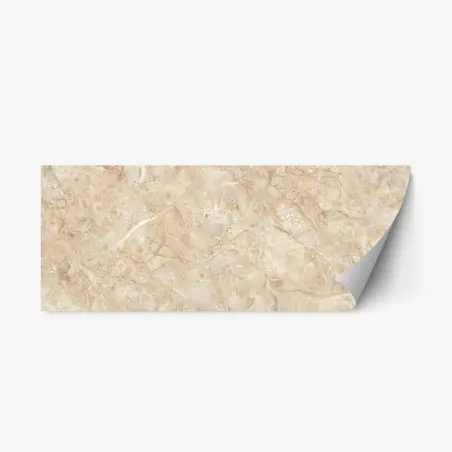 Sticker repositionnable marbre beige naturel aux veines délicates – Wallnifity®