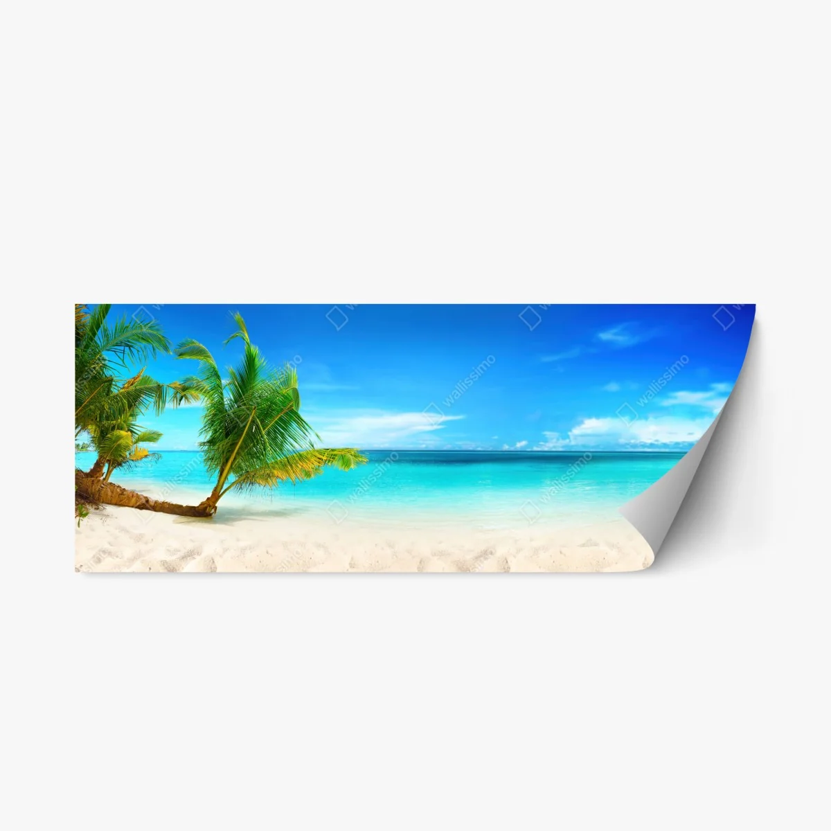 Sticker repositionnable escapade paradisiaque aux eaux turquoise, Maldives – Wallnifity® Sticker repositionnable escapade paradisiaque aux eaux turquoise, Maldives – Wallnifity®