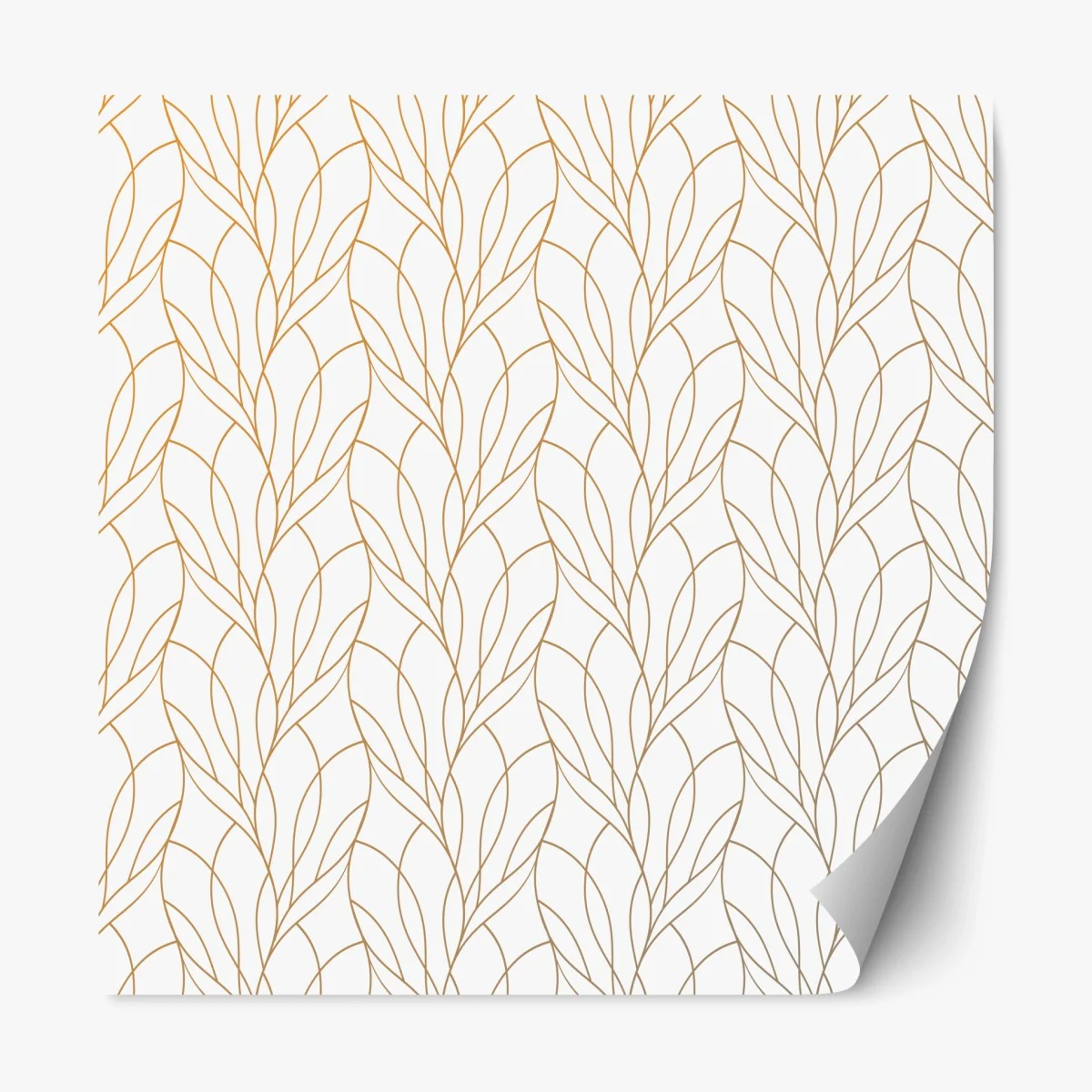 Sticker repositionnable motif feuillage doré élégant pour décoration – Wallnifity® Sticker repositionnable motif feuillage doré élégant pour décoration – Wallnifity®