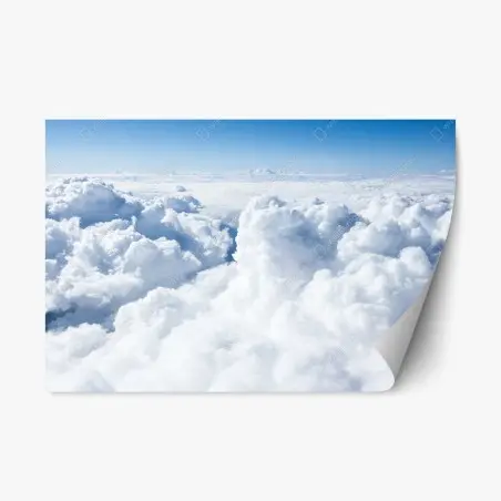 Sticker repositionnable mer de nuages à haute altitude – Wallnifity®