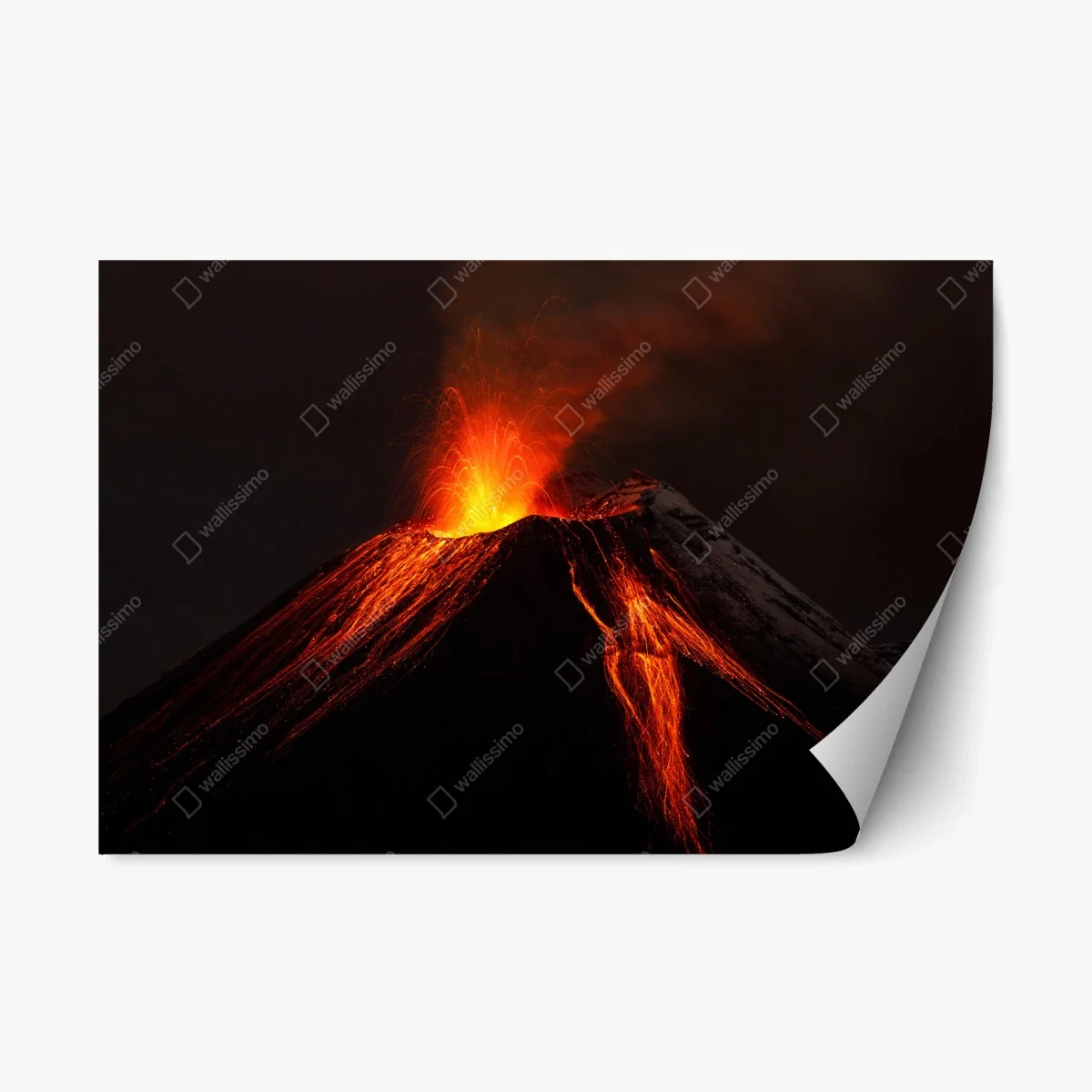 Sticker repositionnable éruption volcanique incandescente – Wallnifity® Sticker repositionnable éruption volcanique incandescente – Wallnifity®
