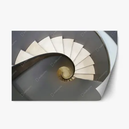 Sticker repositionnable spirale architecturale minimaliste – Wallnifity®