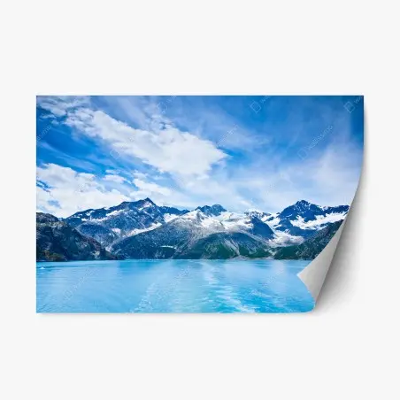 Sticker repositionnable calme polaire à Glacier Bay, Alaska – Wallnifity®