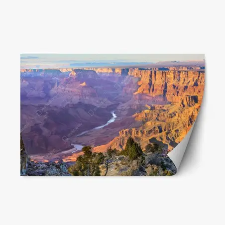 Sticker repositionnable crépuscule au Grand Canyon – Wallnifity®