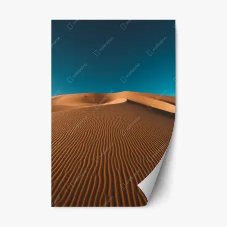Sticker repositionnable horizon désertique et dunes ondulantes – Wallnifity®