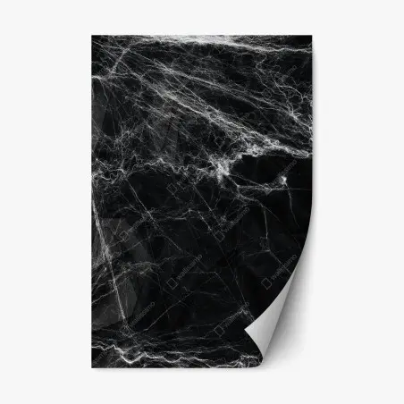 Sticker repositionnable toile d'araignée spectrale sur fond noir – Wallnifity®