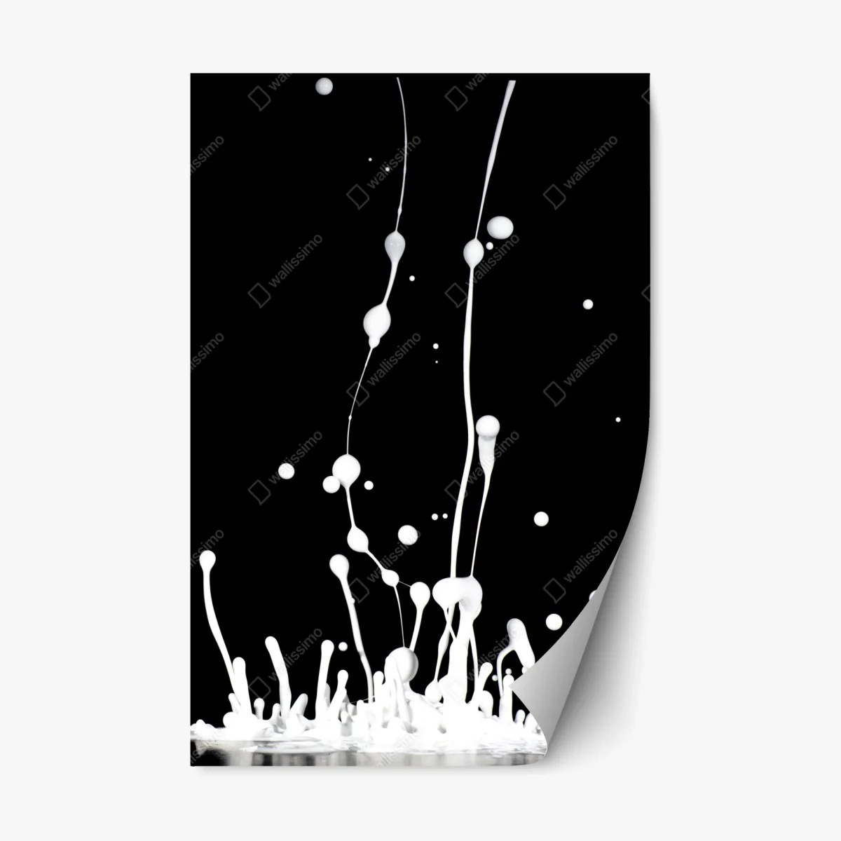 Sticker repositionnable danse des gouttes blanches – Wallnifity® Sticker repositionnable danse des gouttes blanches – Wallnifity®