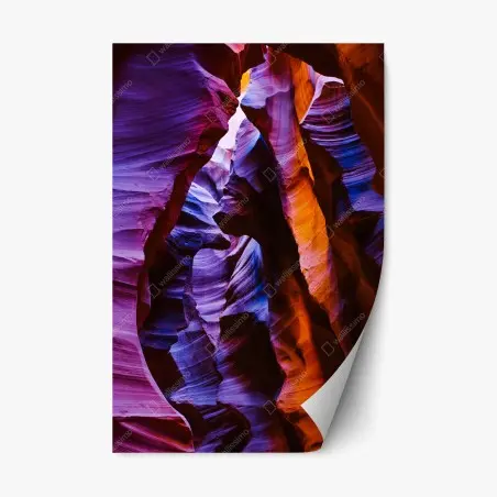 Sticker repositionnable vagues de pierre et lumière – Wallnifity®