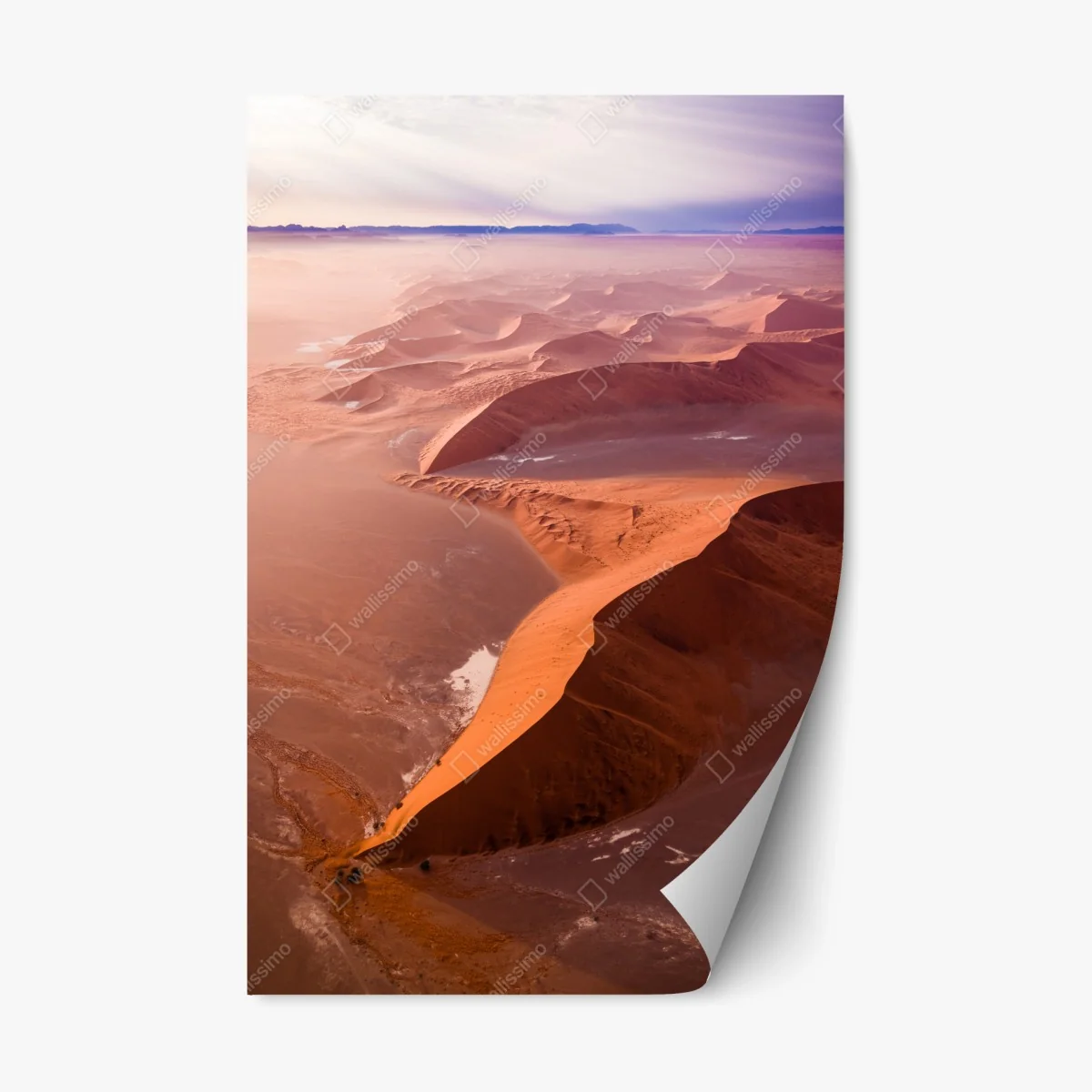 Sticker repositionnable dunes sculptées de Sossusvlei, Namibie – Wallnifity® Sticker repositionnable dunes sculptées de Sossusvlei, Namibie – Wallnifity®